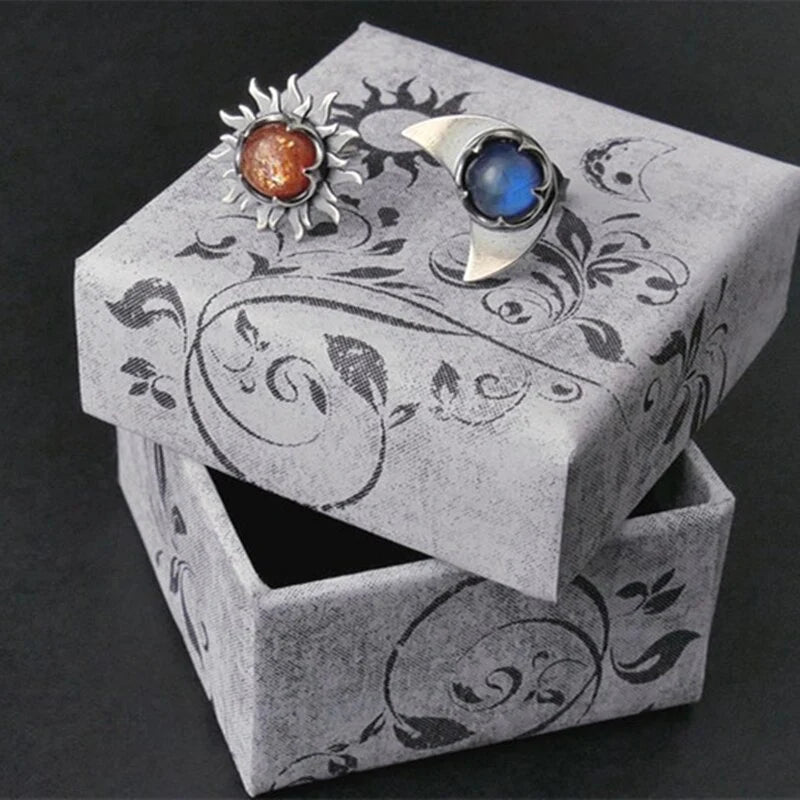 Σκουλαρίκια Φεγγάρι και Ήλιος