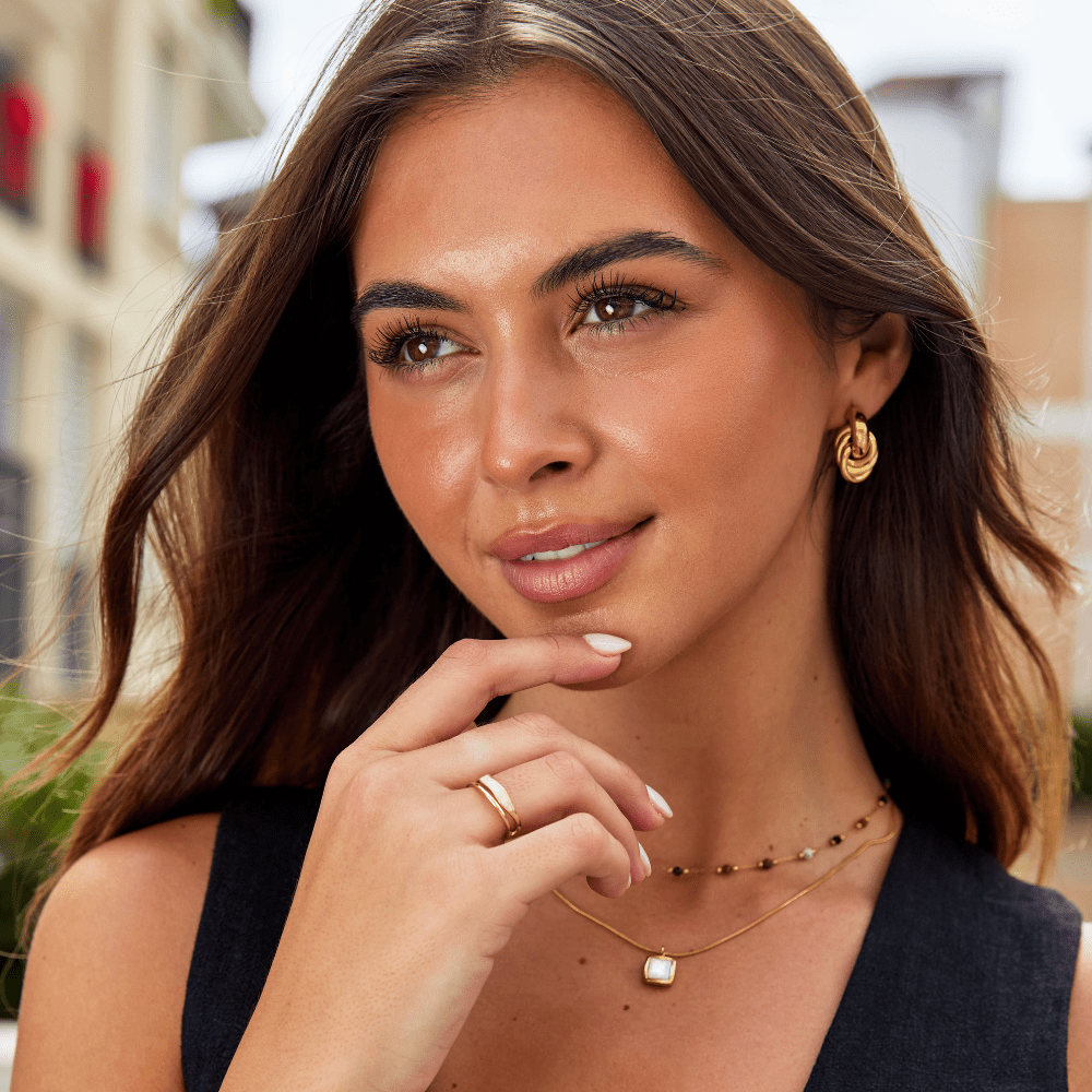 Χρυσό Δαχτυλίδι Σαχάρα με Στρώσεις